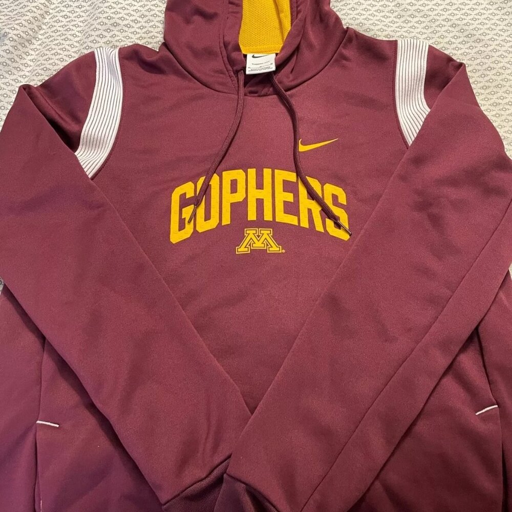 University of Minnesota Golden Gophers On Field Women's Hoodie- Size Medium